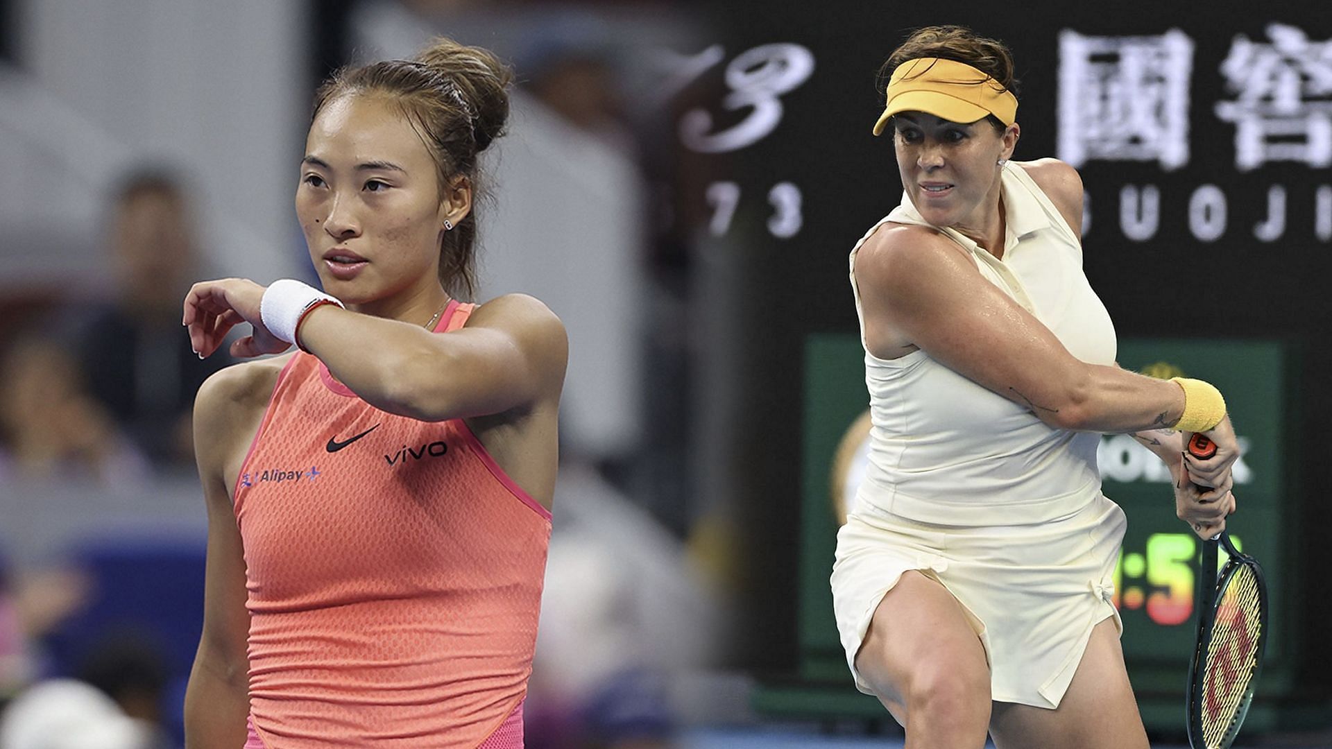 Zheng Qinwen vs Anastasia Pavlyuchenkova is one of the first-round matches at the French Open 2025. (Photos: Getty)