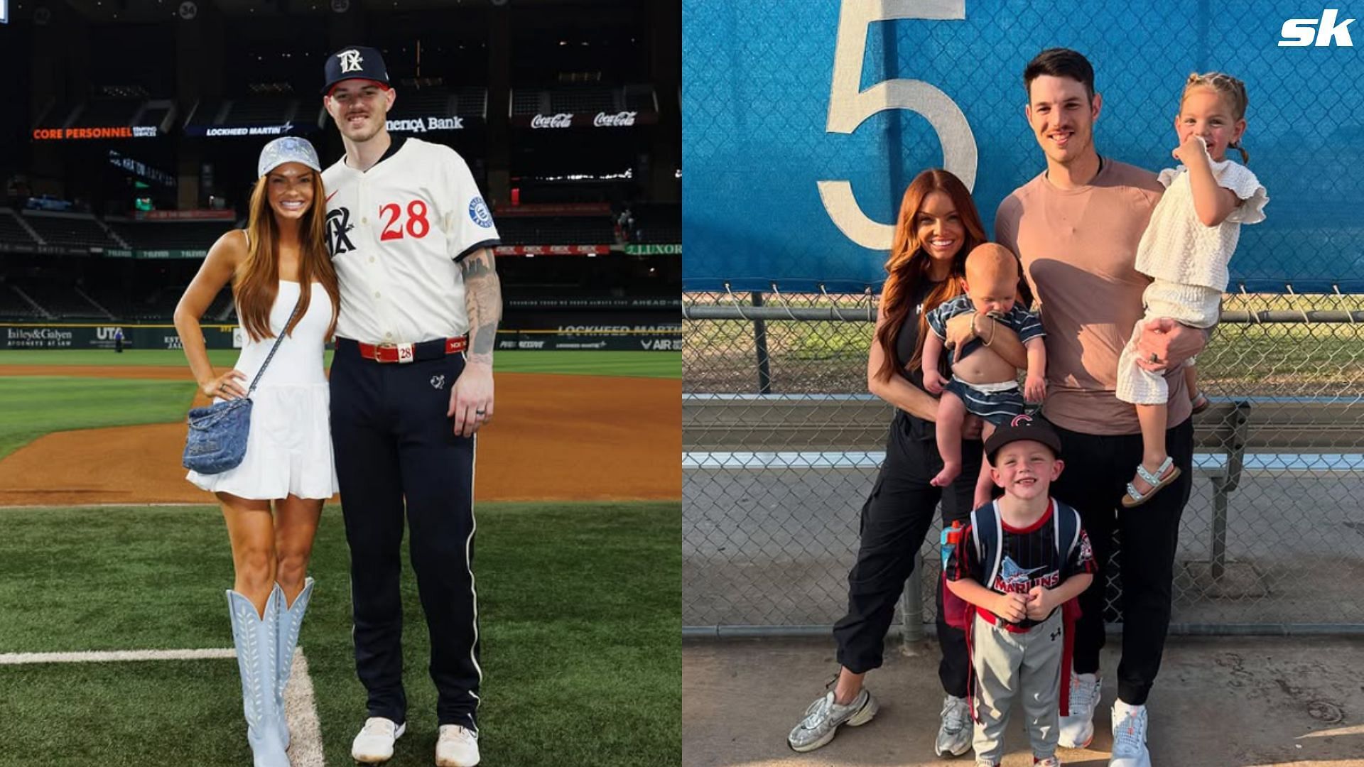 Jonah Heim and his wife Kenzie celebrated their daughter