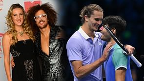 Victoria Azarenka's ex-boyfriend Redfoo reacts to Carlos Alcaraz & Alexander Zverev's amusing Italian Open interaction