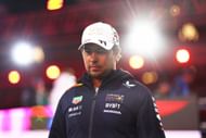Sergio Perez looks on from the drivers parade prior to the F1 Grand Prix of Las Vegas at Las Vegas Strip Circuit on November 23, 2024 - Source: Getty