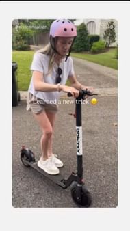 Nick Saban's daughter Kristen has 4-word message after facing her fears to pick up new "trick"