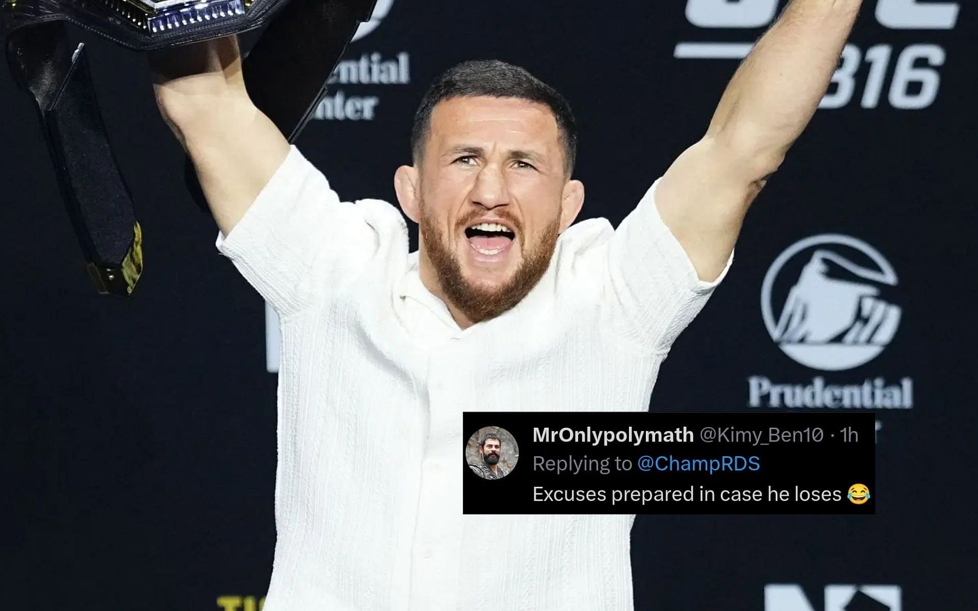 Fans react to Merab Dvalishvili
