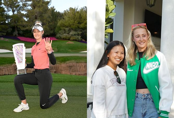 In pictures: Nelly Korda sports $649.99 Nike varsity jacket during meet-and-greet at her event