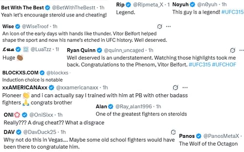 Fan reactions