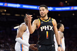 Devin Booker reunites with his dog Haven after luxe French getaway