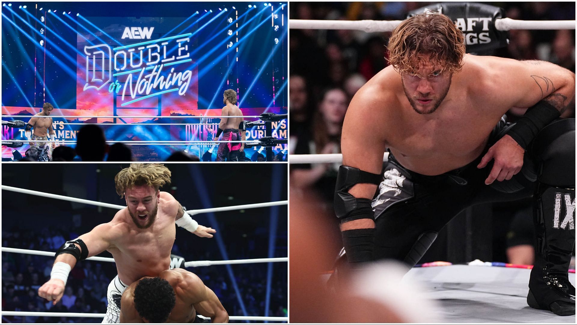 Will Ospreay in action at AEW Double or Nothing and Dynamite