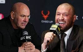 Conor McGregor reacts to Dana White's latest fight announcements for Dricus du Plessis, Khamzat Chimaev, Ilia Topuria, and more