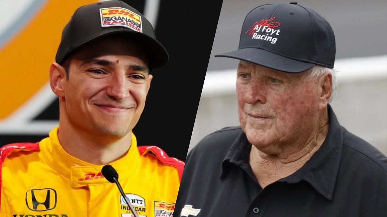 Alex Palou and AJ Foyt