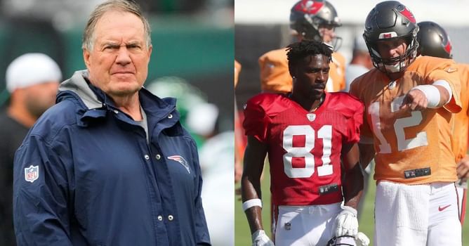 Bill Belichick reveals spending $5,000 to avoid ruining Tom Brady and Antonio Brown's relationship