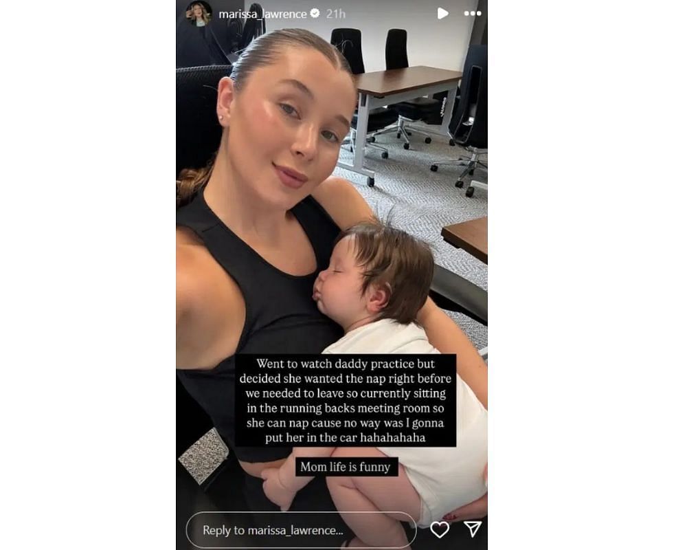 Trevor Lawrence&#039;s Marissa balances NFL life and motherhood with baby Shae [IG/@marissa_lawrence]