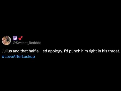Netizens react to Julius and Alexis's conversation (Image via X/@Sweeet_Redddd)