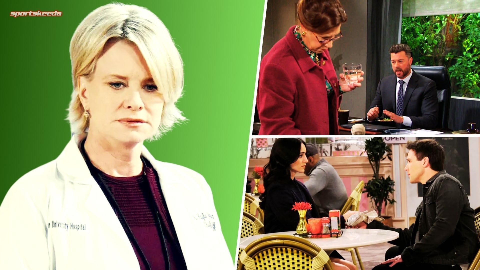 A still from Days Of Our Lives (Custom cover edited by Sportskeeda, images via Peacock)