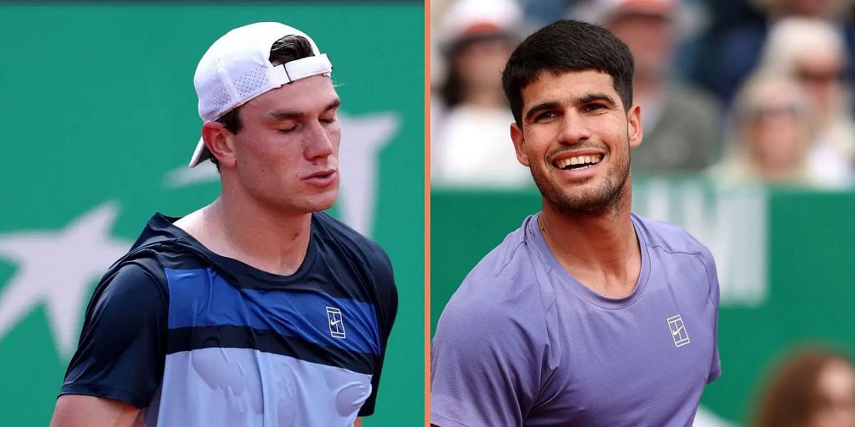 Jack Draper (left), Carlos Alcaraz (right), Sources: Getty
