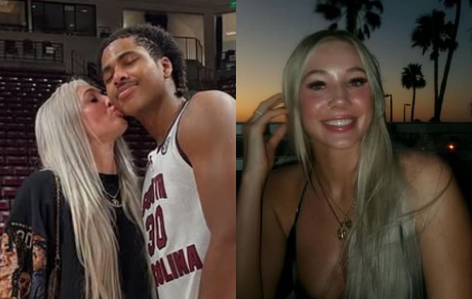 Chloe Kitts’ BF Collin Murray-Boyles drops 3-word reaction in awe of South Carolina star’s snaps in a glamorous white dress