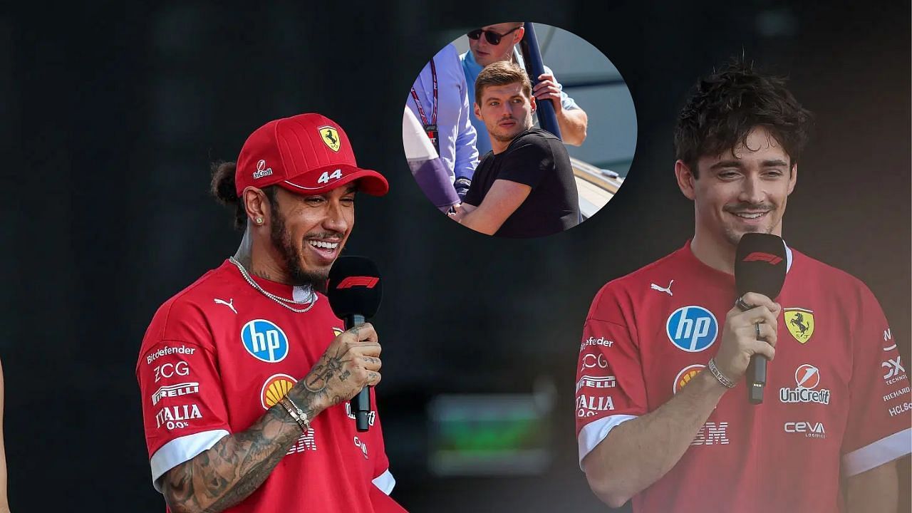 Lewis Hamilton and Charles Leclerc at Ferrari