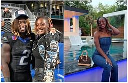 Ashton Jeanty's girlfriend, Gabrielle Miller, proudly flexes her “21 with no kids” status