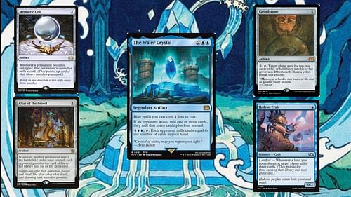 The Water Crystal, with some of its best friends (Image via Wizards of the Coast)