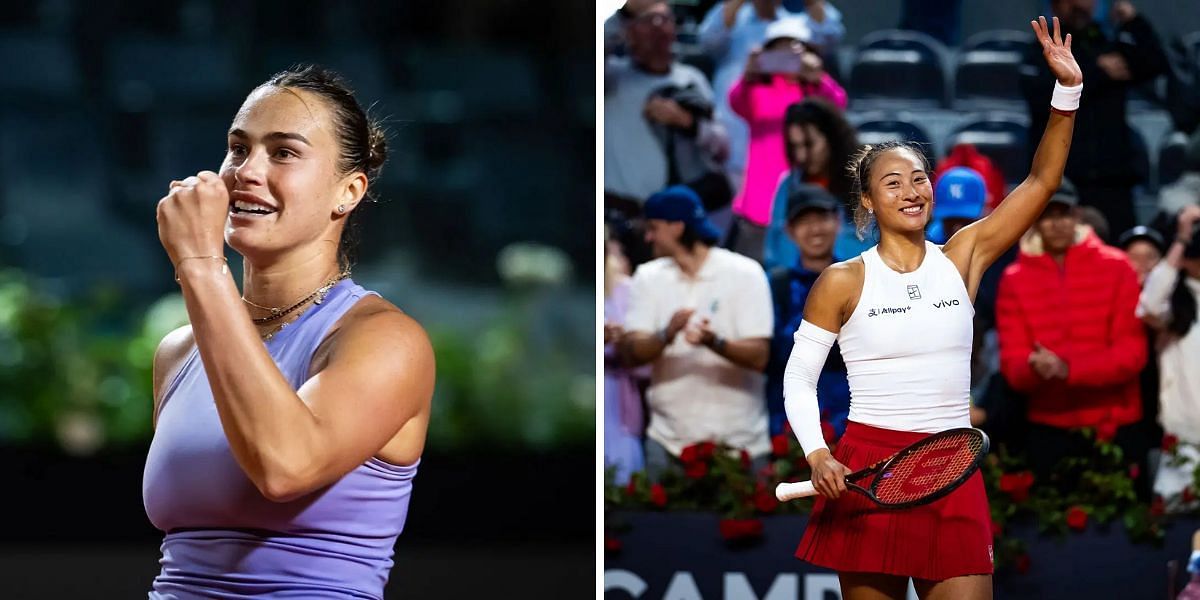 Aryna Sabalenka (L) vs Zheng Qinwen (R) preview, (Source: Getty Images)