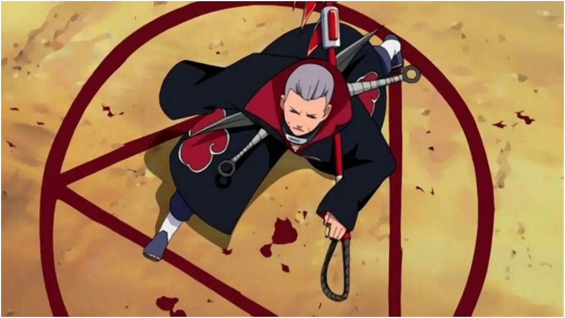 Hidan as seen in the anime (Image via Studio Pierrot).