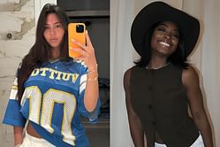 Jahmyr Gibbs' GF Nicole Anderson sends 2-word message as Simone Biles earns major academic honor