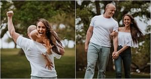 "Schedule the honeymoon during Week 0": CFB fans go wild at Josh Pate's wife Savannah's cute wedding post