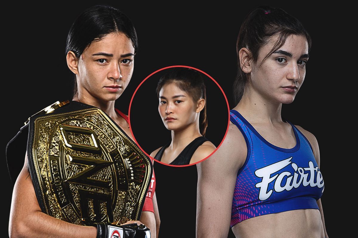 (From left) Allycia Hellen Rodrigues, Stamp Fairtex, Shir Cohen.