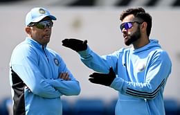 "Double it up" - When Rahul Dravid encouraged Virat Kohli to double his match tally ahead of the latter's 100th Test [Watch]