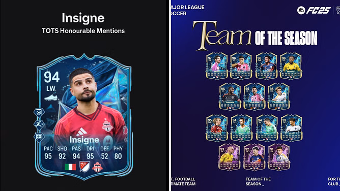 EA FC 25 Lorenzo Insigne TOTS Honourable Mentions SBC: All tasks and cheapest solutions