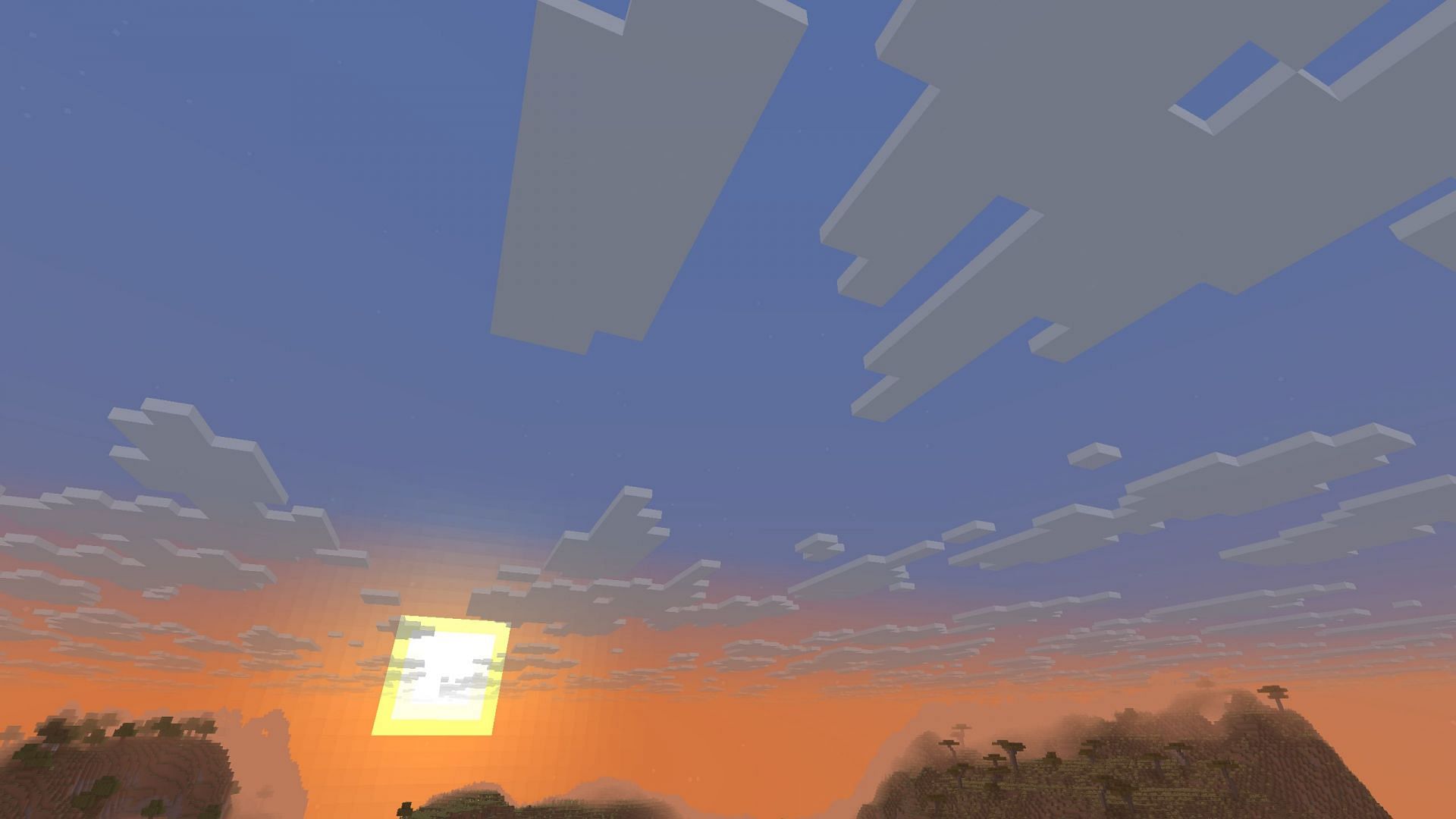 Clouds received several changes in the summer game drop (Image via Sportskeeda Gaming || Mojang Studios)