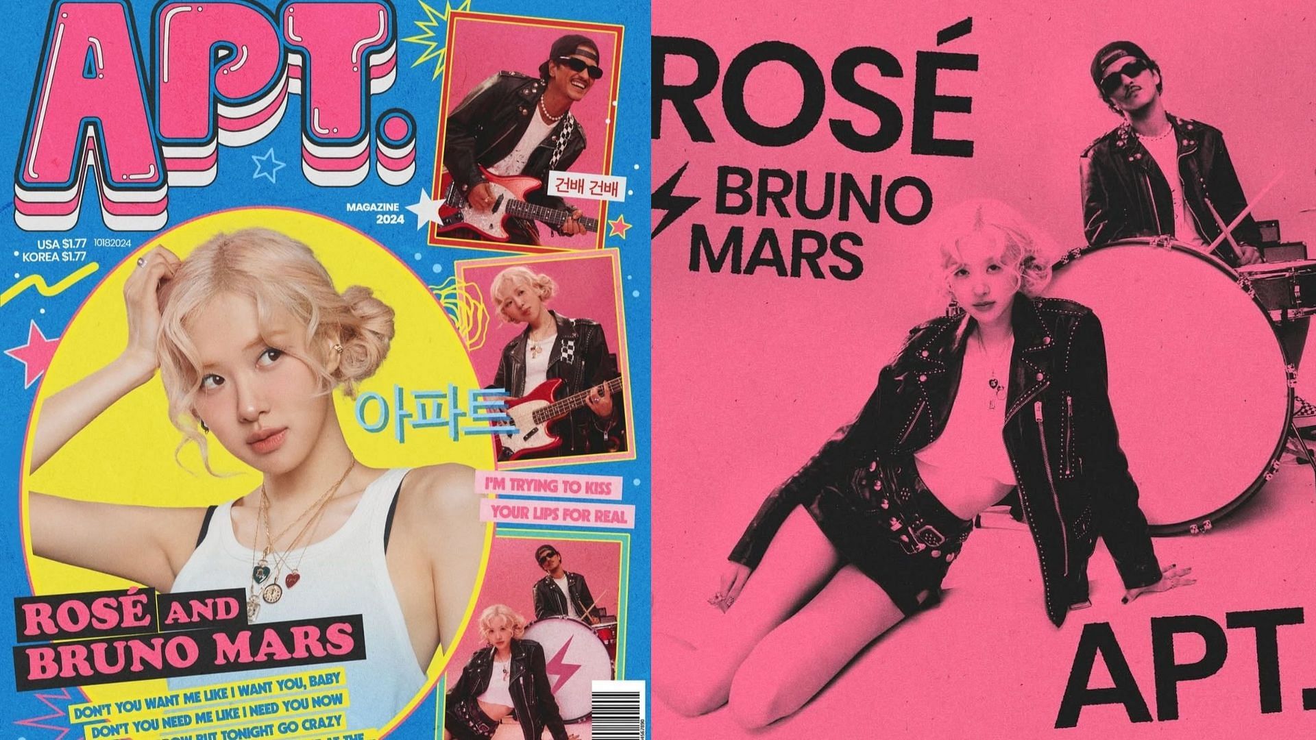 Ros&eacute; and Bruno Mars