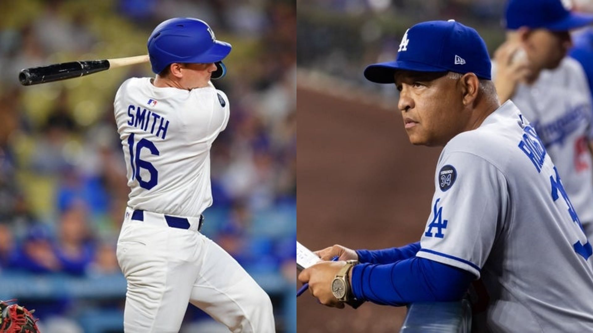 Los Angeles Dodgers Slugger Will Smith &amp; Manager Dave Roberts