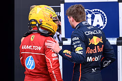 Lewis Hamilton makes his feelings known after Max Verstappen incident leads to grid penalty at the F1 Monaco GP