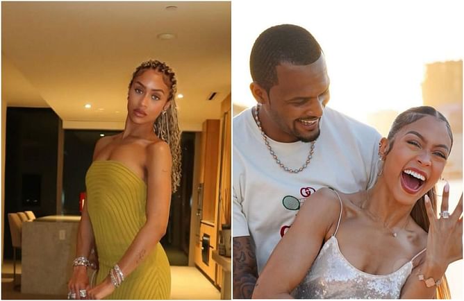 PHOTO: Deshaun Watson sends 2-word message as Browns QB drops first glimpse at exclusive wedding detail with fiancée Jilly Anais