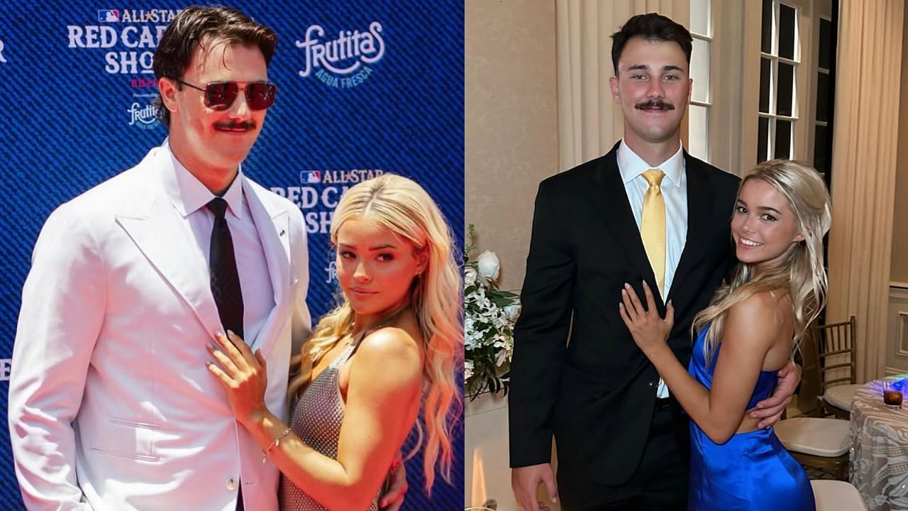 Paul Skenes with his girlfriend, Olivia Dunne (Images from - Instagram.com/@livvydunne)