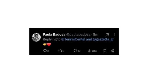 Paula Badosa via X