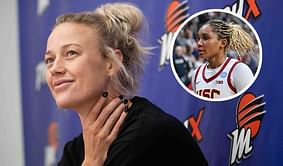 Watch: Sophie Cunningham snaps back at Washington Mystics rookie Kiki Iriafen over hard foul