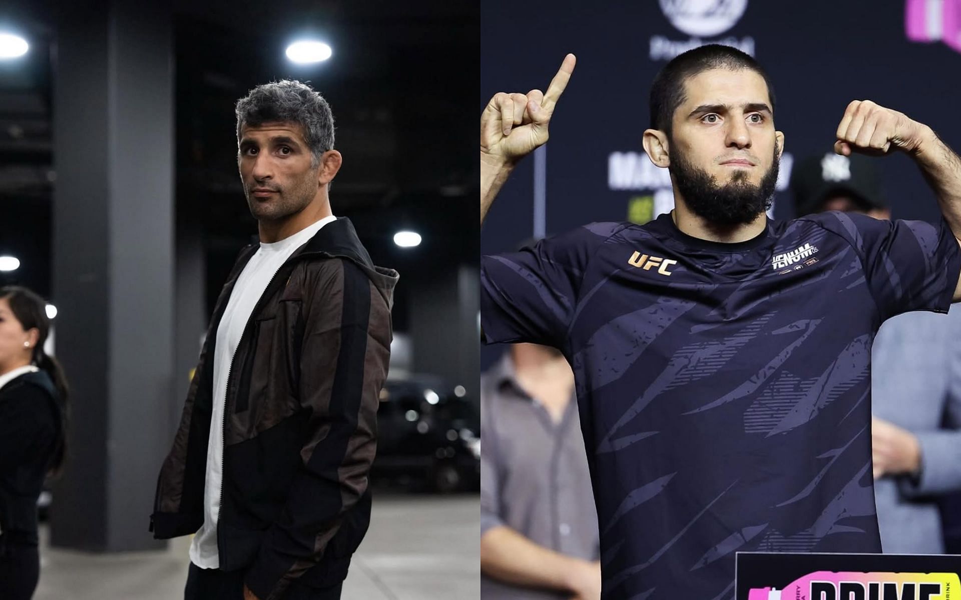 Beneil Dariush (left) says he can defeat Islam Makhachev (right). [Images courtesy: @beneildariush and @islam_makhachev on Instagram]