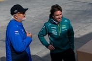 Flavio Briatore with Fernando Alonso at Formula 1 Testing in Bahrain - Day 3 - Source: Getty