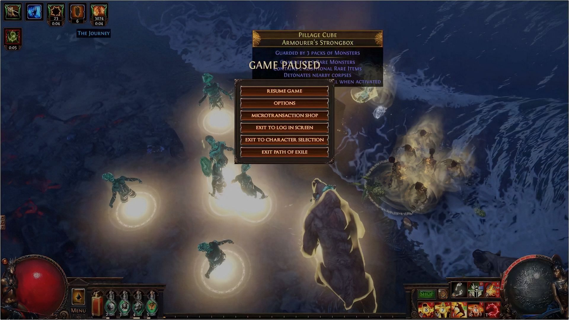 The ability to pause PoE 1 is coming soon (Image via Grinding Gear Games)