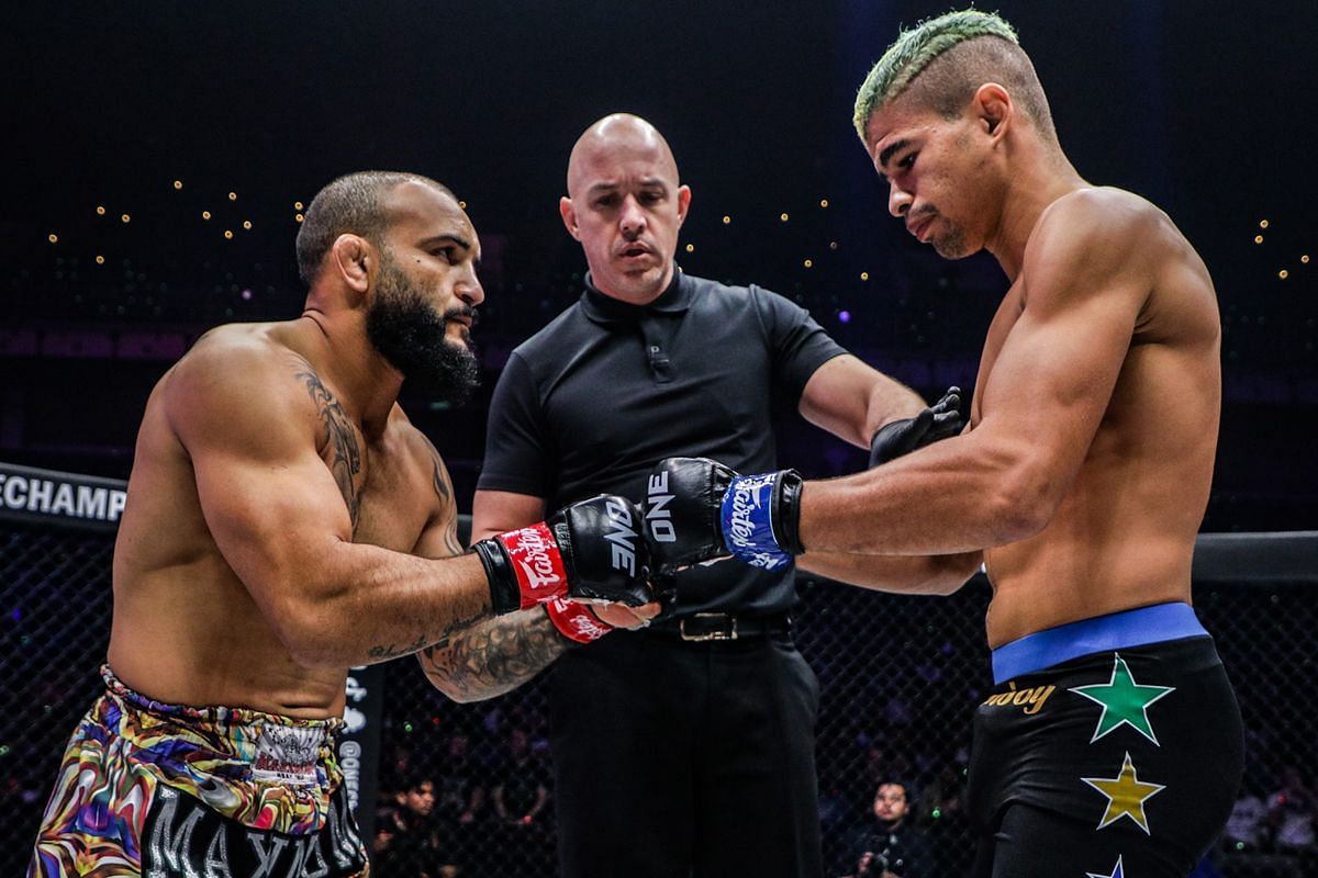 John Lineker (L) vs Fabricio Andrade | Image by ONE Championship