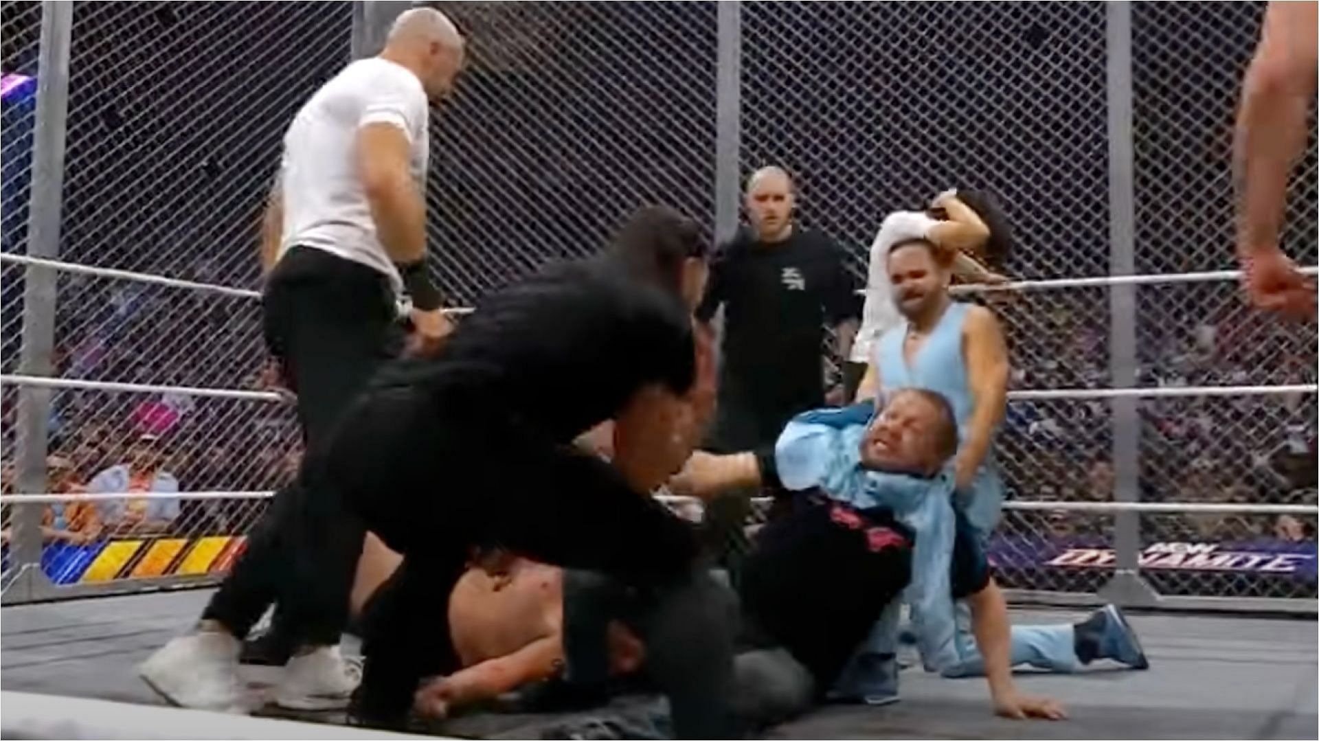 AEW brawl