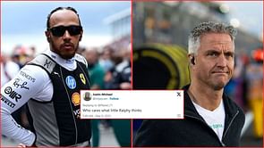 "Ralf Schumacher b***hing about Lewis Hamilton? No way": F1 Fans react to the German former driver's criticism of the Ferrari driver