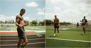 6' 1" Alabama standout Ryan Williams looks unstoppable with new shredded physique, shares intense workout with DeVonta Smith