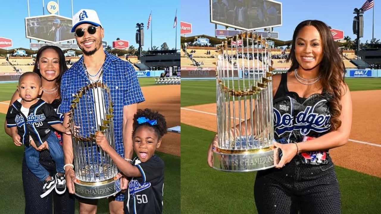 Mookie Betts with his family (Image from - Instagram.com/@mrsbriannabetts)