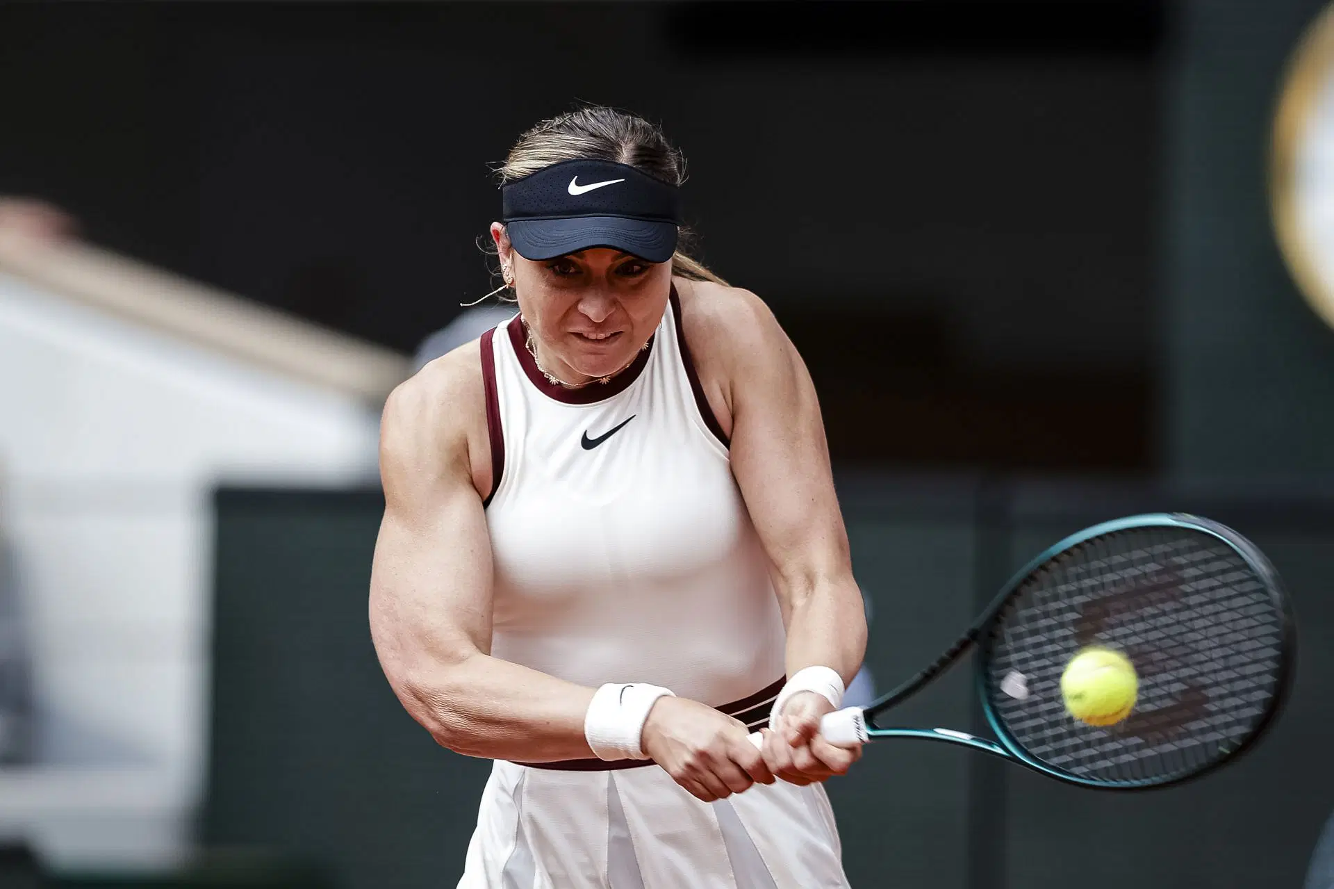 Badosa in action at the 2025 French Open (Source: Getty)