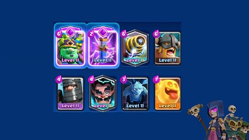 Goblin Giant deck for the Dark Elixir event (Image via Supercell)