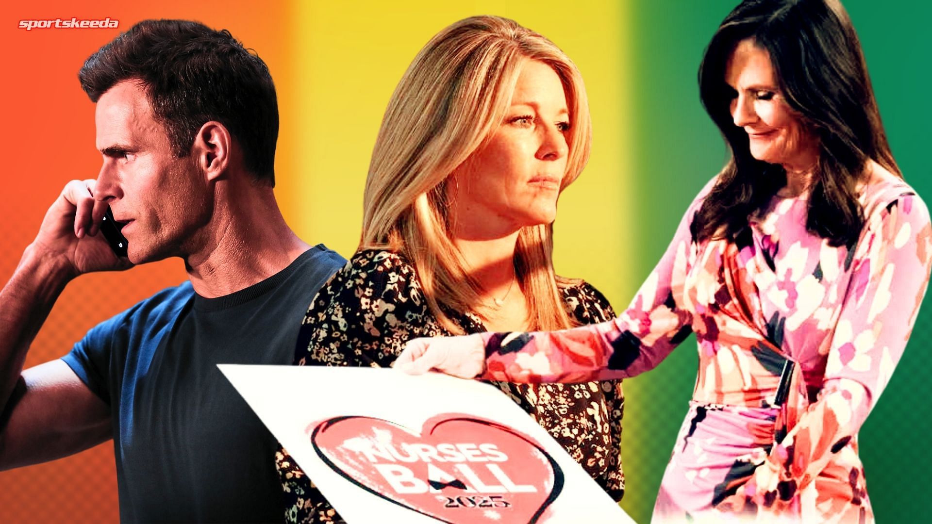 Drew, Carly and Lucy from General Hospital (Custom edit by Sportskeeda, Original images via ABC/@General Hospital)