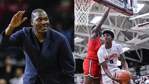 VIDEO: Hakeem Olajuwon, Rip Hamilton watch Jax Richardson dominate with 21 points in Florida Rebels' blowout win