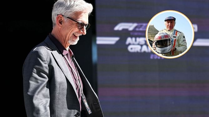 Damon Hill reacts to Jackie Stewart's clip talking about his latest efforts in his fight against dementia