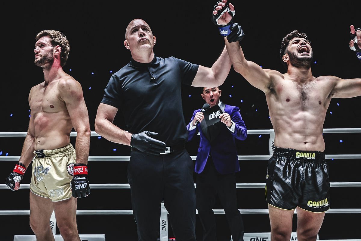 Abolfazl Alipourandi delivered a potential knockout of the year candidate at ONE Fight Night 31. [Photo via: ONE Championship]